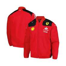 Puma Áo khoác khóa kéo toàn phần màu đỏ Scuderia  của Boyfriend Style dành cho nam - Đỏ - Xem 3