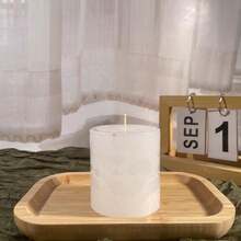 2 nến sáp parafin trắng, 2,95*2,95 inch, thích hợp cho tiệc cưới và trang trí nhà cửa, trang trí phòng, quà tặng - Nhiều màu - Xem 4