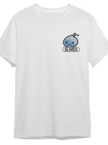 camiseta algodão unissex Camisa smiles gota