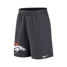 Nike Men's Anthracite Denver Broncos Stretch Performance Shorts - Anthracite - View 5