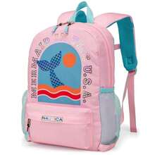 Nautica Mochila escolar para niños, 16" de alto - cola de sirena - Ver 3