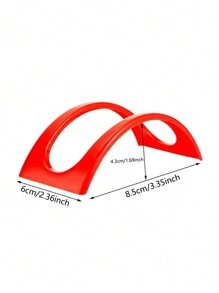 5pcs Random Color Taco Rack,Solid Simple Hollow Out Taco Muffin Bracket,Taco Cooling Tray For Kitchen Food