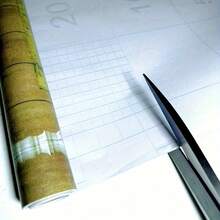 1 Roll Retro Bookshelf Self-Adhesive Wallpaper, Moisture-Proof, Waterproof, Wear-Resistant, High Temperature-Resistant, Ideal For Bedroom, Dorm Room Renovation, Removable Without Residue, Easy To Install With One Peel And Stick - Coffee Brown - View 3