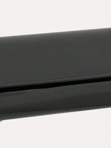 Black Clutch Purses For Women Patent Leather Envelope Purse For Wedding Party Gift Travel, Elegant Clutch Bag For Women - Black - View 10