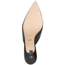 Coach Tacones tipo slipon de tacón de gato para mujeres - Cuero negro - Ver 6
