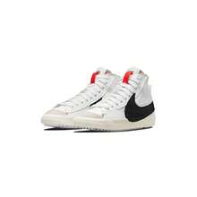 Nike Blazer Mid 77 Jumbo DD3111-100 Sneaker Men's White Black Skate Shoes NR7322 - White - View 1