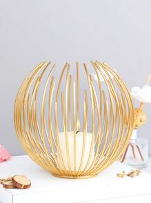 1 pièce Bougeoir en métal de mariage, décoration de cour extérieure, décoration de bureau, tasse à bougie d'aromathérapie, dîner aux chandelles, ambiance de la pièce, convient pour le mariage, les réunions de famille, les fêtes, les aveux, la décoration de table, les cadeaux