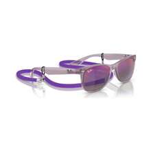 Ray-Ban Jr | 儿童太阳镜，新款 Wayfarer（7-10 岁） - 蛋白石紫 - 查看 3