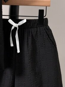 Vihyde Tween Boy Maglietta a maniche corte in tessuto con effetto 3D e pantaloncini Outfit casual per le vacanze