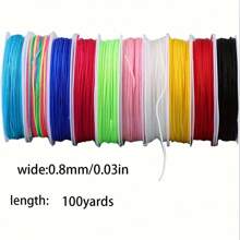 10rolls/Set 10 Colors Nylon Thread Chinese Knotting Cord Mixed Color Random DIY Solid Thread