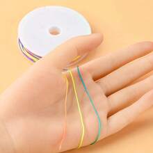 10rolls/Set 10 Colors Nylon Thread Chinese Knotting Cord Mixed Color Random DIY Solid Thread