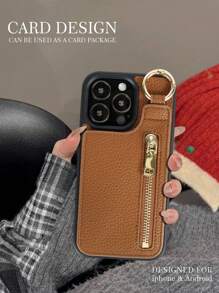 1 Stylish PU Leather Phone Case With Multiple Card Slots And Holder Compatible With Apple IPhone 15 14 13 12 11 Pro Max Galaxy S21 Plus S21 Ultra S22 S23 S24 A14 A15 A24 A34 A35 A53 A54 A55 A73 Note20 20 Ultra