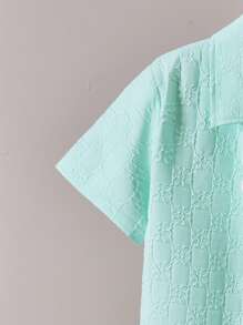 Vihyde Ensemble T-shirt à manches courtes et short pour garçon préadolescent en relief 3D, tenue décontractée pour les vacances