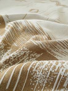 1入組貂絨沙發套，全覆蓋沙發套，四季通用寵物防刮損沙發巾，卡其色