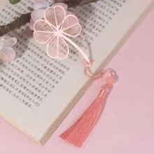1pc Metal Vein Bookmark Replicating Classic Art Hollow Lotus Gift Bookmark,School Supplies,Back To School - Multicolor - View 10