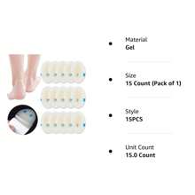 Blister Bandages, Blister Pads (15PCS) Gel Blister Cushions, Blister Pads, Hydrocolloid Seal Adhesive Bandages For Fingers, Toes, Heel Blister Prevention & Recovery, Waterproof, Ultra-Thin