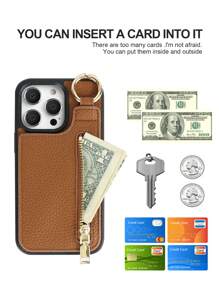 1 Stylish PU Leather Phone Case With Multiple Card Slots And Holder Compatible With Apple IPhone 15 14 13 12 11 Pro Max Galaxy S21 Plus S21 Ultra S22 S23 S24 A14 A15 A24 A34 A35 A53 A54 A55 A73 Note20 20 Ultra