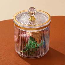 1pc Plastic Household Kitchen Storage Canister Back To School - Multicolor - View 13