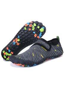 Valentine's Day Men's Women's Water Shoes, Festival Gift Quick-Dry Aqua Socks, Slip-On Amphibious Trail Shoes, Comfort Fit For Hiking, Swimming, Outdoor Activity - 灰色 - 查看 1