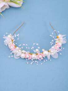 Băng đô ngọc trai thanh lịch thời trang Phụ kiện tóc Băng đô đội đầu đám cưới cô dâu Thích hợp cho các quý cô, bé gái, công chúa, trang phục hàng ngày, tiệc tùng, tiệc khiêu vũ - Nhiều màu - Xem 8