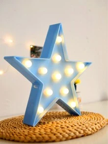 1入組大尺寸星形LED網紅房間裝飾燈，床頭柔和照明小夜燈氛圍LED燈創意發光禮物給女孩、女友、父母、男/女朋友、丈夫，浪漫驚喜禮物 - 黃色 - 查看 7