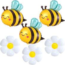 Trang trí tiệc sinh nhật theo chủ đề ong, Biểu ngữ bóng bay lễ hội ong mật, Bóng bay lá ong vàng, Bóng bay lá polyester hoa cúc, Vật dụng sinh nhật theo chủ đề ong, Giáng sinh - Nhiều màu - Xem 9