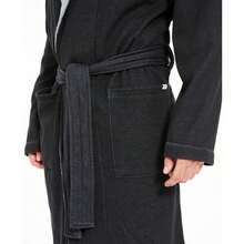 UGG Men's Robinson Fleece Robe - Black Bear Heather - View 4