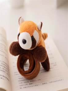 1 件毛绒熊猫钥匙扣、棕色包包装饰、黄色衣服配件、包包吊坠、浣熊爪圈、带娃娃的腕带、家人的生日礼物、给朋友和亲戚的节日礼物 - 彩色 - 查看 5