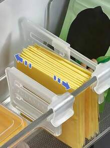 4pcs/Set Transparent Fridge Side Door Partition Panels, Retractable Dividers For Shelf Separation, Drawer Storage, Free Combination Space Divider Tools Halloween Decorations Halloween Costumes Autumn Decor Festival Decor