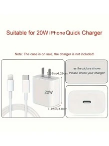 5pcs Fun Cartoon Charger Cable Protectors Compatible With Apple 14ProMax, To Protect Data Cable From Bending And 20W Fast Charging Charger, With Cable Winder And Protector String - Multicolor - View 5