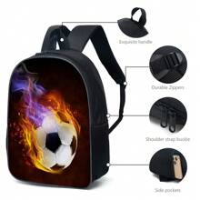 16吋足球校園書包，男女童用書包