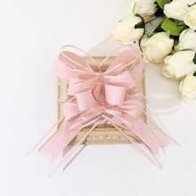 10pcs Large Bowknots, Ideal For Gift Wrapping, Parties, Birthday Gifts, Wedding Ribbon Bows For Baskets Or Flower Decoration, Easter Gifts Back To School Valentine Day