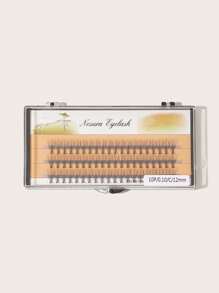 10D Mega Volume Lashes, Natural 3D Russian Curl False Eyelashes, Individual Lash Extensions - C - View 5