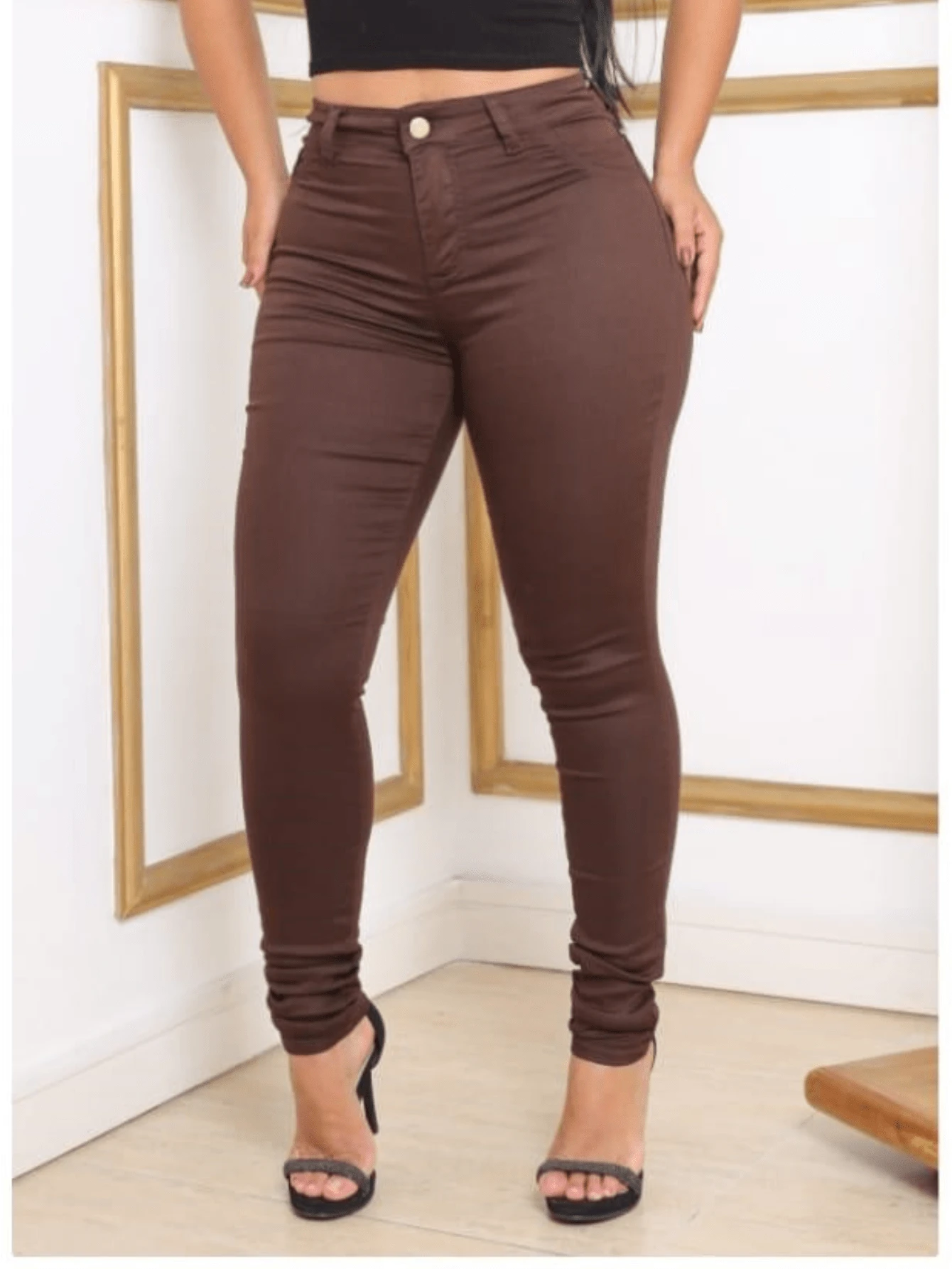 Women Jeans - Màu nâu  Mocha - Xem 1