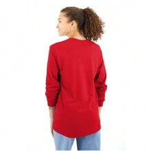Funny I Just Hate You Period Humor Women's Long Sleeve T Shirt - 紅色 - 查看 2