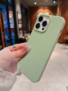 Ốp lưng điện thoại silicon chống sốc TPU mờ màu xanh lá cây Apple tương thích với iPhone 14 Pro Max/16/15 Pro Max/15 Plus/15 Pro/15 Full Cover chống nước chống rơi chống trầy xước - Nhiều màu - Xem 3