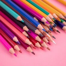 1 Caixa/Conjunto Lápis de Cor para Pintura à Base de Óleo, 12 Cores, Vários Tamanhos Disponíveis