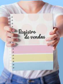 Caderno pedidos, controle de pedidos, registro de pedidos - Tamanho Único - Visão 1