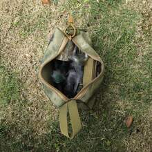 戶外運動腰包，適用於徒步旅行、旅遊、露營、健身、釣魚，可輕鬆便捷地收納物品 - 橄欖綠 - 查看 2