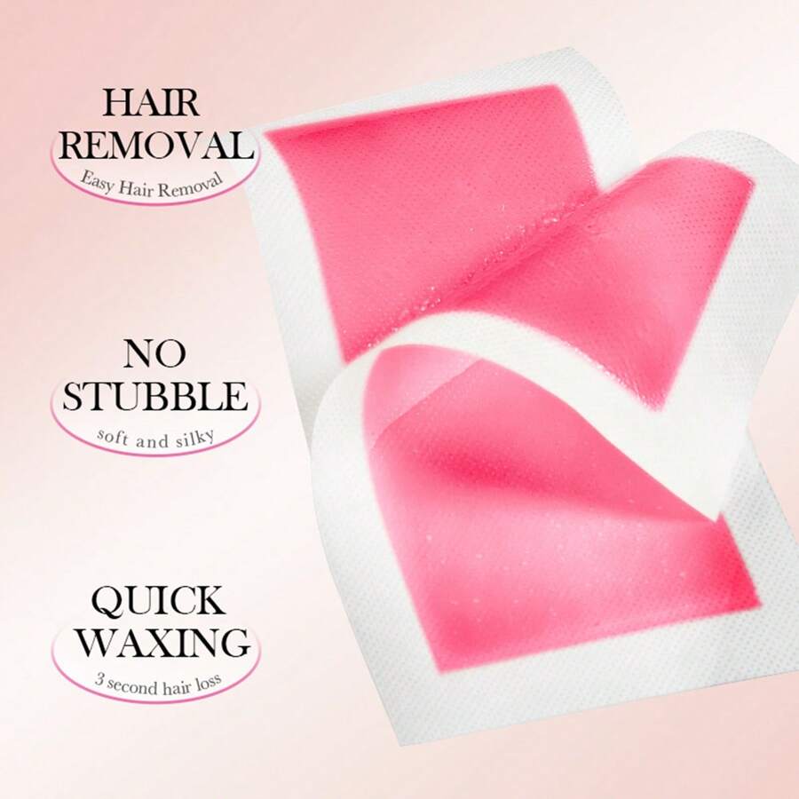 Wax Strips 10 Counts, Wax Strips For Hair Removal, Waxing Strips