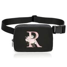 Sport Bag Waist Bag Fanny Pack For Mobile Phone For Running For Hiking For Cycling For Exercise Nylon Fashionable Casual Minimalist For Student Mini Waist Bag With Adjustable Strap Unisex Sling Bag Fanny Packs Storage Bag Messenger Bag Shoulder Bag Rider Bag Black Bag Large Capacity Multi-Functional Portable Vacation Gifts Bag Holiday Essentials Bags Summer School