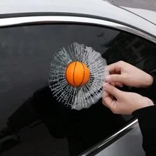 1 Miếng Dán Xe Hơi 3D Miếng Dán Ba Chiều Hình Dán Xe Vui Nhộn Prank Sáng Tạo Quần Vợt Miếng Dán Bóng Đá Bóng Rổ Miếng Dán Kính Cửa Sổ Ô Tô miếng Dán - Nhiều màu - Xem 3