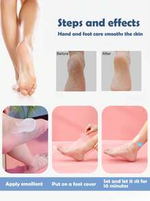 100pcs/200pcs Disposable Foot Peel Cover&Disposable Hand Mask ,Skin Care Gloves,Skin Care Footmuffs,Spa Pedicure Supplies, Waterproof Foot Mask,Remove Dead Skin, Moisturizing And Relief,Diy Foot Mask Tool, Suitable For Men And Women, Gifts For Family, Beauty Salon, Spa