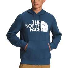The North Face 男友风男士半圆顶徽标连帽衫 - 陰暗的藍色 - 查看 1