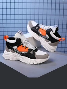 Men's Breathable Casual Sports Running Shoes For All Seasons - white ash - View 4