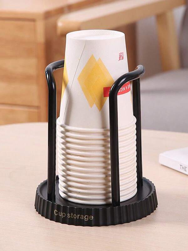 1入豪華型一次性杯子禮盒+創意式桌面杯架，無需鑽孔