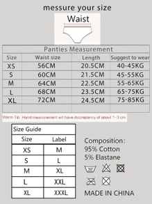 6pcs Women's Colorful Sports Minimalist Style Underwear, Mid Rise Black White Gray Triangle Panties
