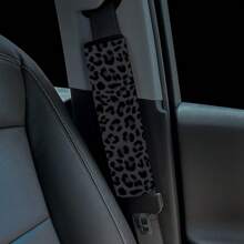1 pieza Cubierta del cinturón de  del automóvil con patrón de leopardo, ajuste universal para SUV, sedán, proteja el interior de su vehículo - Multicolor - Ver 3