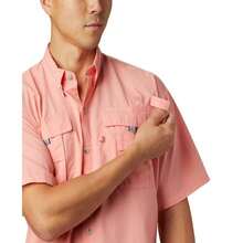 Columbia PFG Men's Bahama II UPF-50 Quick Dry Shirt - Sorbet - View 4