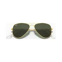 Ray-Ban Sunglasses, RB3044 AVIATOR SMALL - GOLD SHINY/GREY - View 6